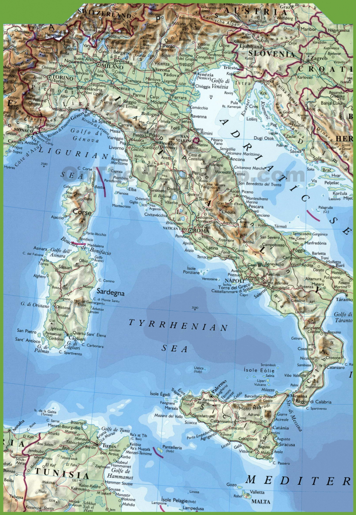 Italy Maps | Maps Of Italy with regard to Free Printable Map Of Italy