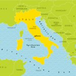 Italy With Regard To Printable Map Of Italy For Kids