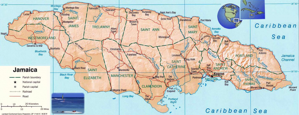 Jamaica Maps | Printable Maps Of Jamaica For Download throughout Printable Map Of Jamaica