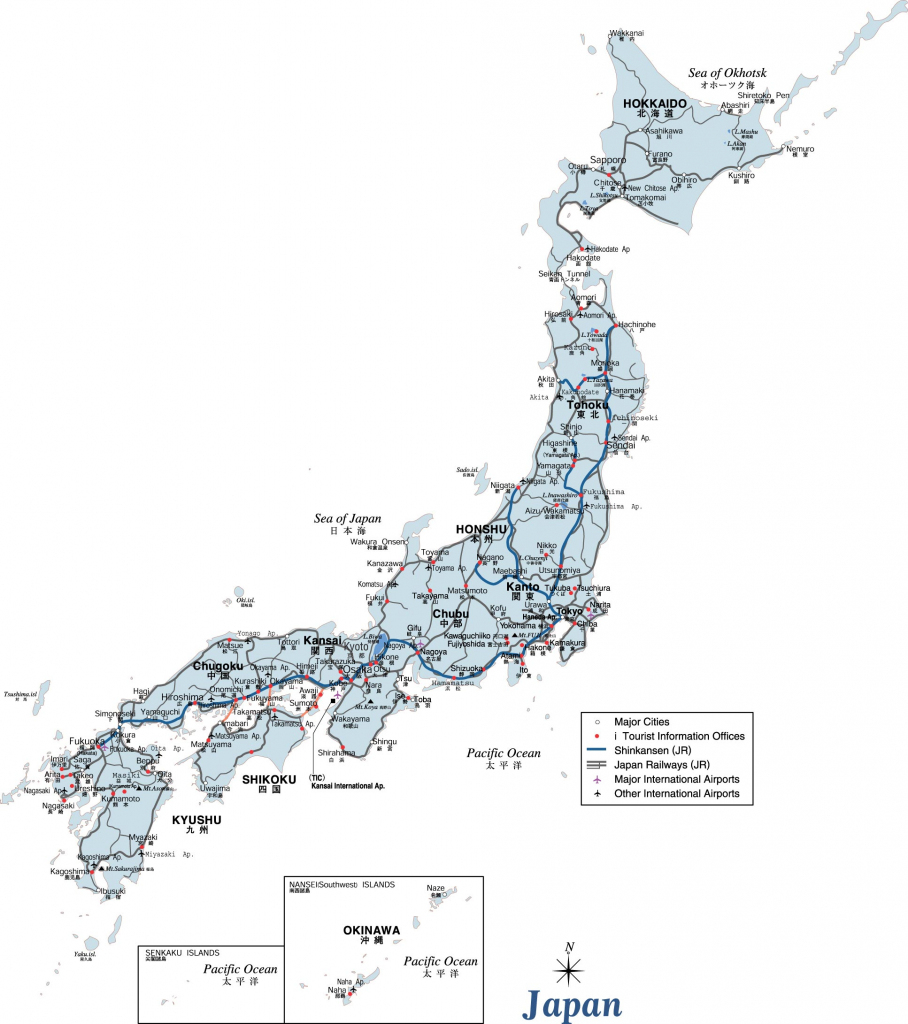 Japan Maps | Printable Maps Of Japan For Download inside Large Printable Map Of Japan