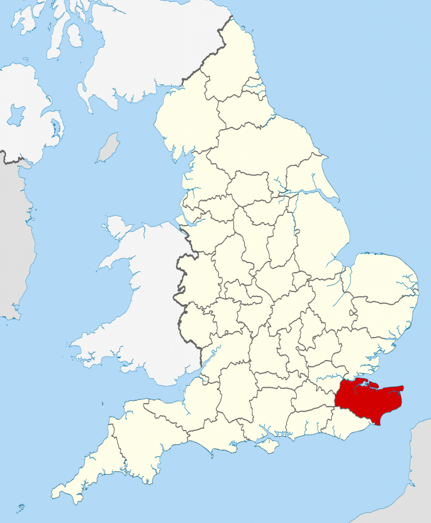 Kent - Wikipedia regarding Printable Map Of Uk Cities And Counties