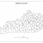 Kentucky Blank Map Inside Printable County Maps