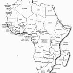 Labeled Africa Map Printable Blank Map Of Africa Political Labeled With Regard To Blank Political Map Of Africa Printable