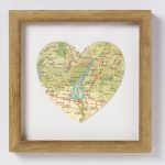 Lake Garda Italy Map Heart Printbombus | Notonthehighstreet Throughout Printable Map Of Lake Garda