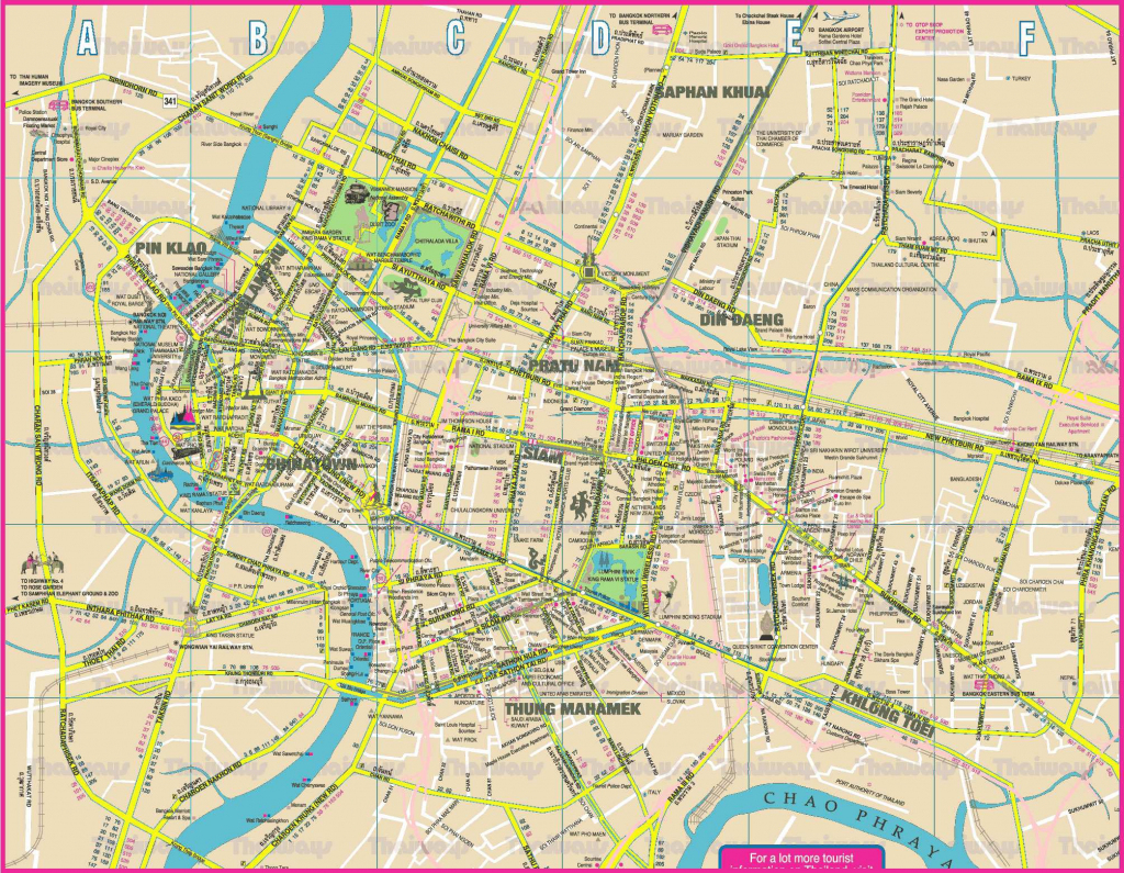 Large Bangkok Maps For Free Download And Print | High-Resolution And regarding Printable Map Of Bangkok