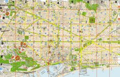 Barcelona Street Map Printable
