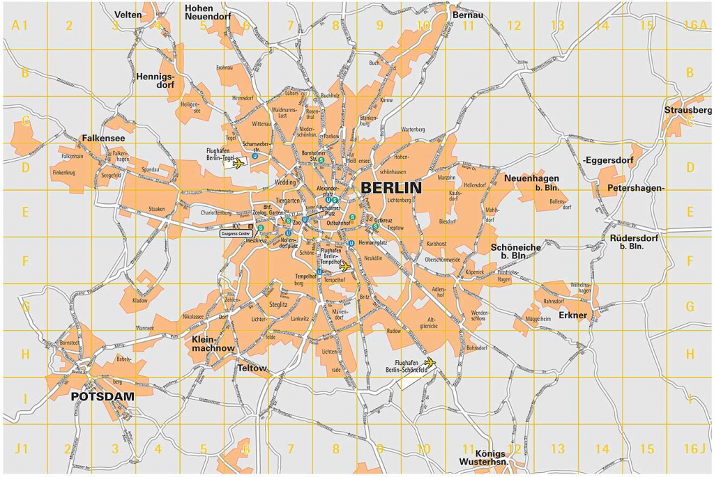 Large Berlin Maps For Free Download And Print | High-Resolution And pertaining to Printable Map Of Berlin