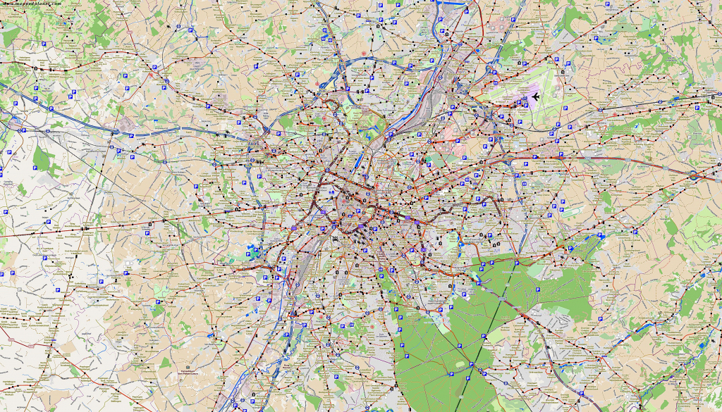 Large Brussels Maps For Free Download And Print | High-Resolution for Printable Map Of Brussels