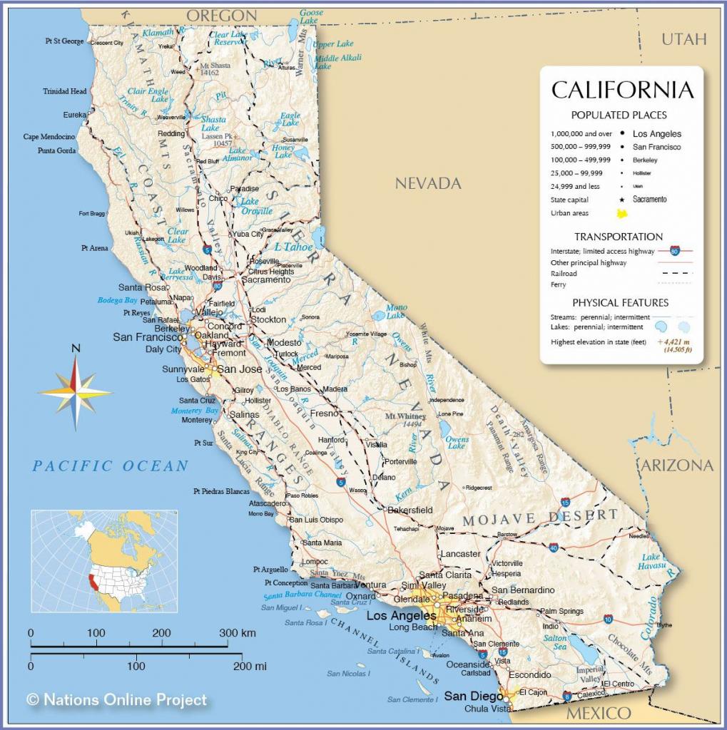 Large California Maps For Free Download And Print | High-Resolution in California State Map Printable