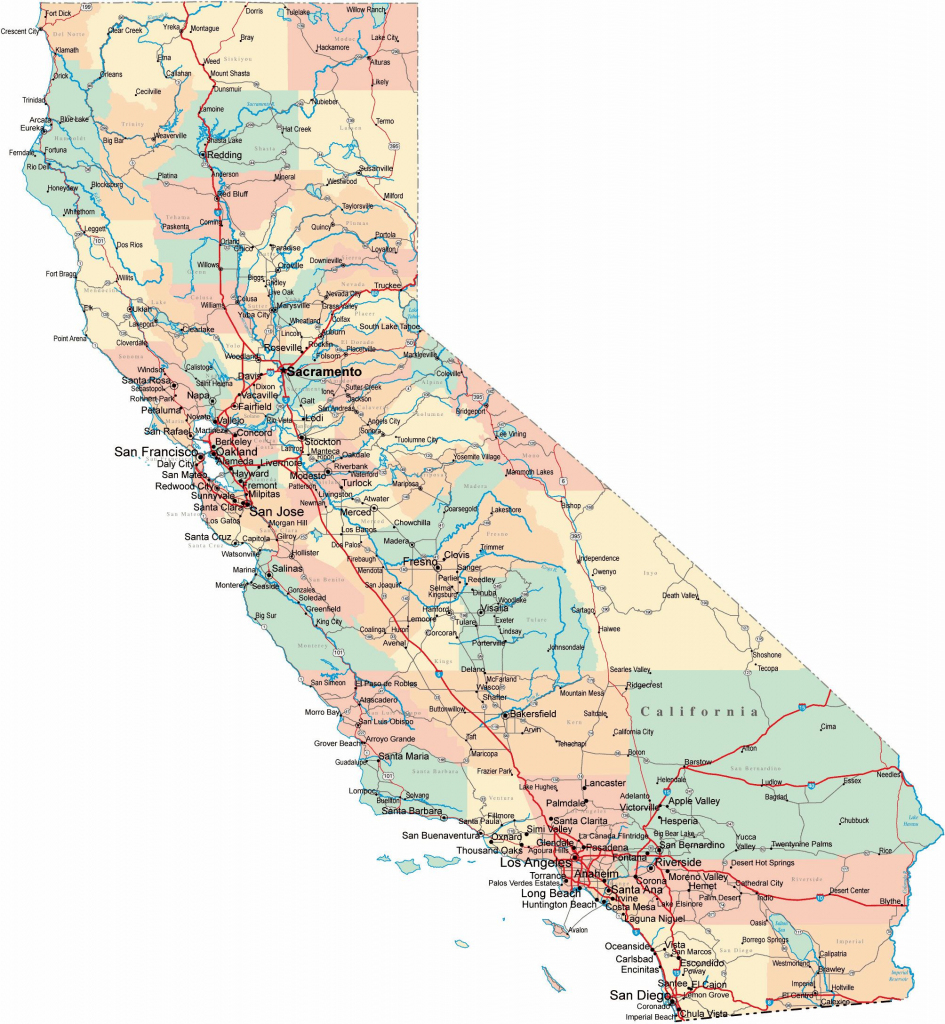 Large California Maps For Free Download And Print | High-Resolution regarding Printable Map Of California For Kids