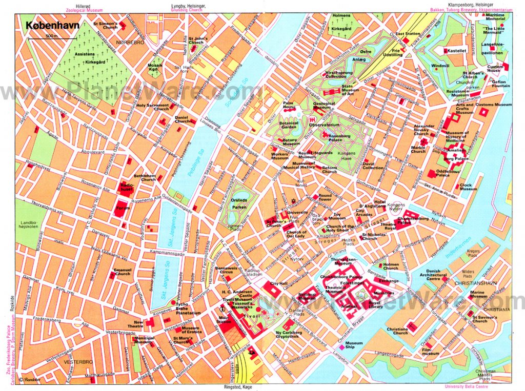 Large Copenhagen Maps For Free Download And Print HighResolution