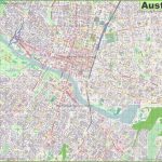 Large Detailed Map Of Austin With Printable Map Of Austin