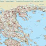 Large Detailed Map Of Central And North Of Greece With Cities And Towns Inside Printable Map Of Greece