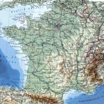 Large Detailed Map Of France With Cities Intended For Large Printable Map Of France