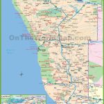 Large Detailed Map Of Namibia Regarding Printable Road Map Of Namibia