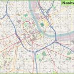 Large Detailed Map Of Nashville For Printable Map Of Nashville Tn