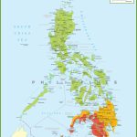 Large Detailed Map Of Philippines Regarding Free Printable Map Of The Philippines