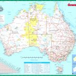 Large Detailed Road Map Of Australia. Australia Large Detailed Road In Printable Map Of Australia