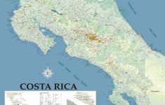 Printable Map Of Costa Rica