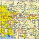 Large Detailed Road Map Of Los Angeles Of Free Print Map A Map Of Regarding Printable Map Of Los Angeles
