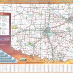 Large Detailed Road Map Of Oklahoma Pertaining To Oklahoma State Map Printable