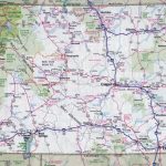 Large Detailed Roads And Highways Map Of Wyoming State With All Within Wyoming State Map Printable