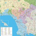 Large Detailed Tourist Map Of Los Angeles Pertaining To Printable Map Of Los Angeles