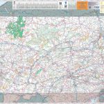 Large Detailed Tourist Map Of Pennsylvania With Cities And Towns Throughout Printable Road Map Of Pennsylvania