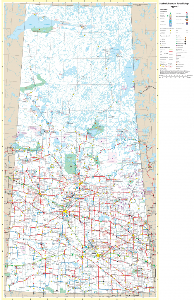 Large Detailed Tourist Map Of Saskatchewan With Cities And Towns with regard to Printable Map Of Saskatchewan