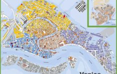 Large Detailed Tourist Map Of Venice Ideal Street Map Of Venice in Venice Street Map Printable