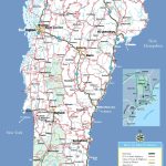 Large Detailed Tourist Map Of Vermont With Cities And Towns With Regard To Printable Map Of Vermont