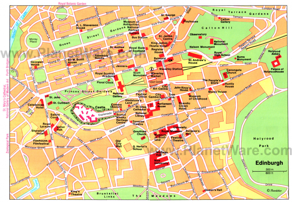 Large Edinburgh Maps For Free Download And Print | High-Resolution pertaining to Edinburgh Street Map Printable