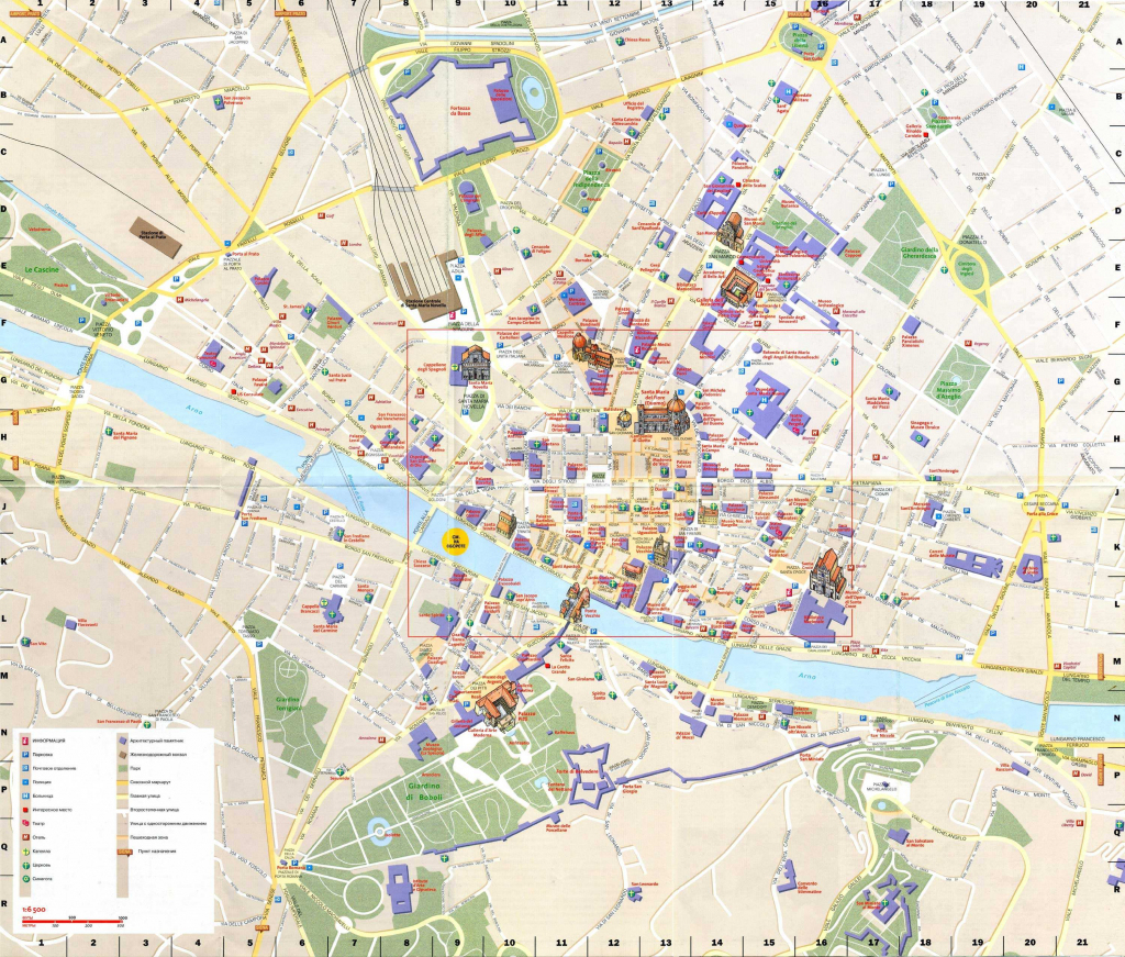 Printable Street Map Of Florence Italy Printable Maps