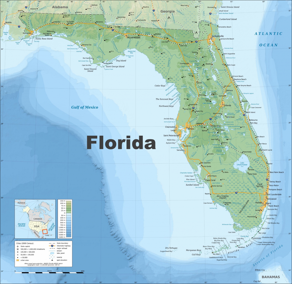 Large Florida Maps For Free Download And Print | High-Resolution And throughout Printable Map Of Florida Cities