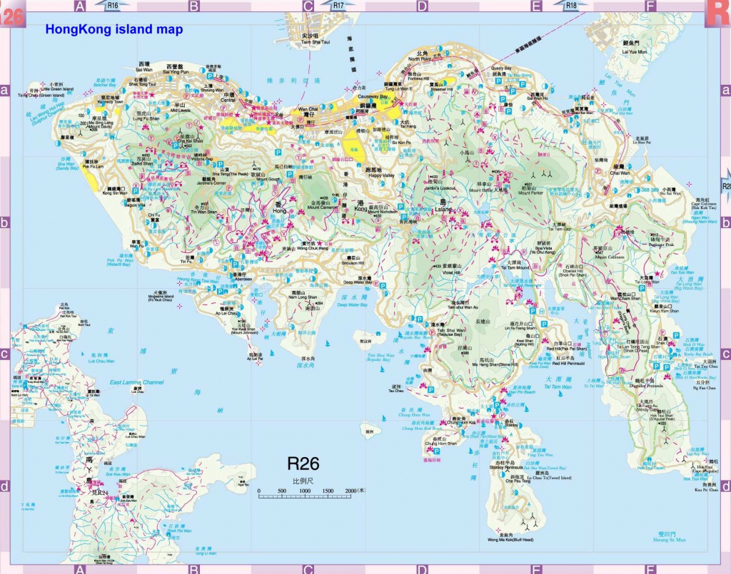 Large Hong Kong City Maps For Free Download And Print | High in Hong Kong Tourist Map Printable