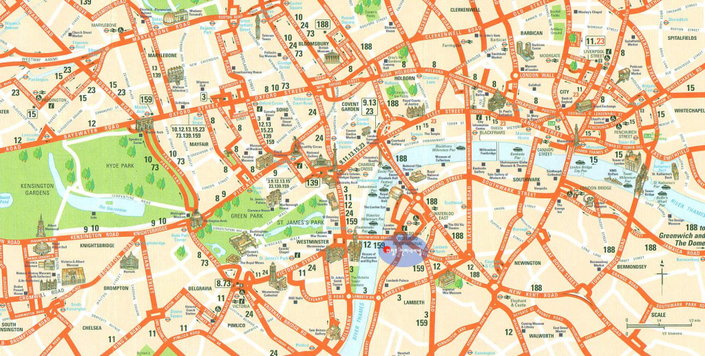 Large London Maps For Free Download And Print | High-Resolution And in London Street Map Printable