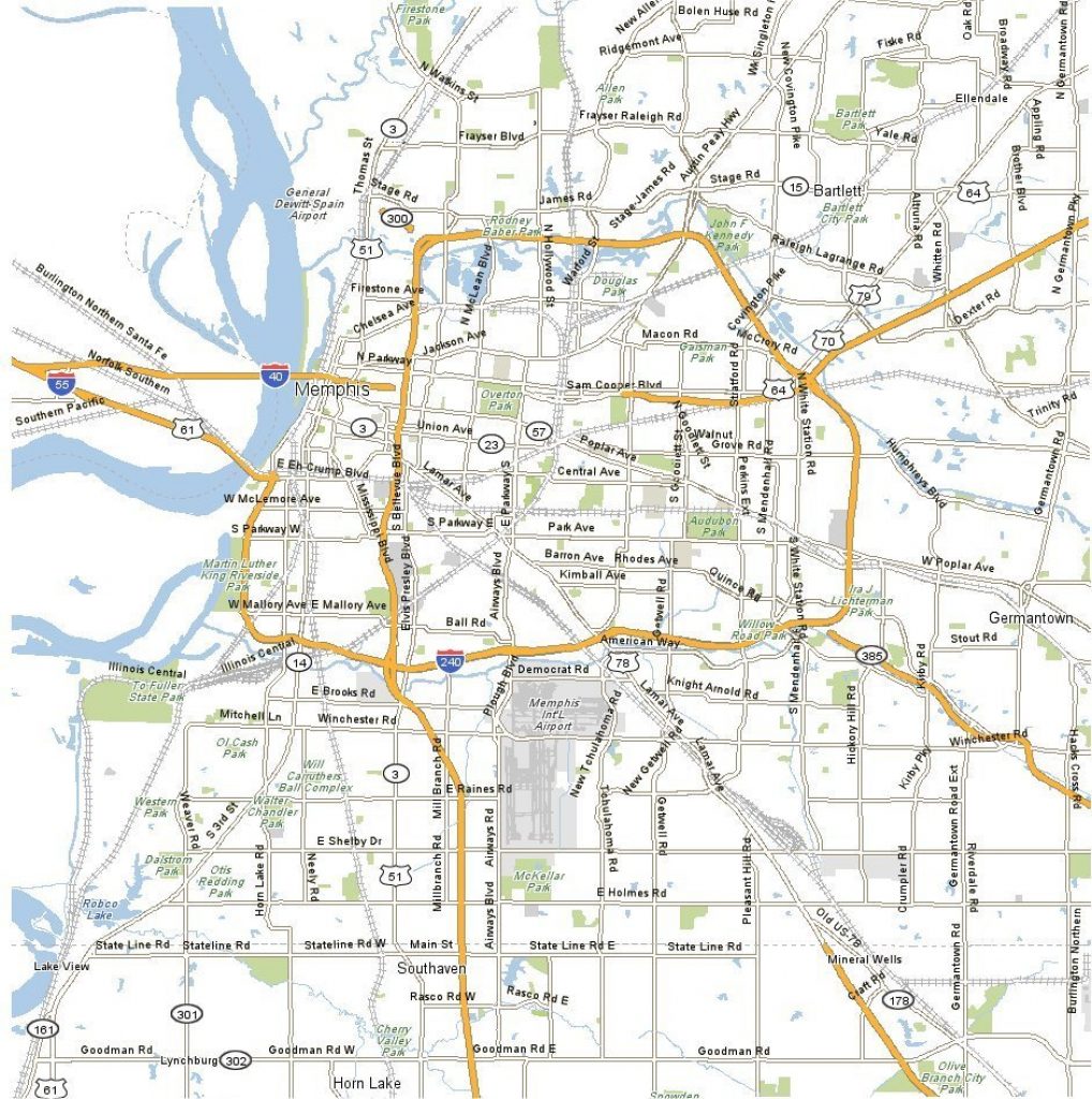 Large Memphis Maps For Free Download And Print High Resolution And   Large Memphis Maps For Free Download And Print High Resolution And With Regard To Memphis City Map Printable 1018x1024 