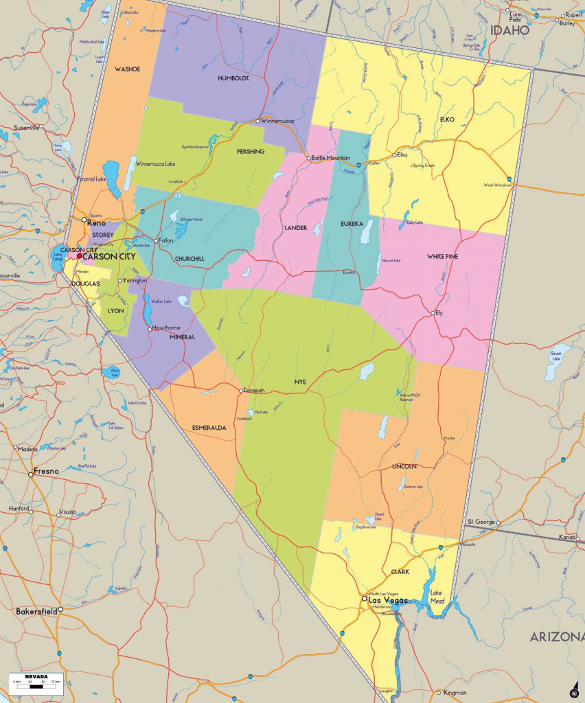 Large Nevada Maps For Free Download And Print | High-Resolution And throughout Printable Map Of Nevada