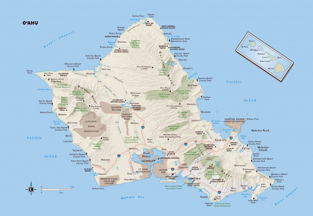 Large Oahu Island Maps For Free Download And Print | High-Resolution inside Printable Map Of Kauai