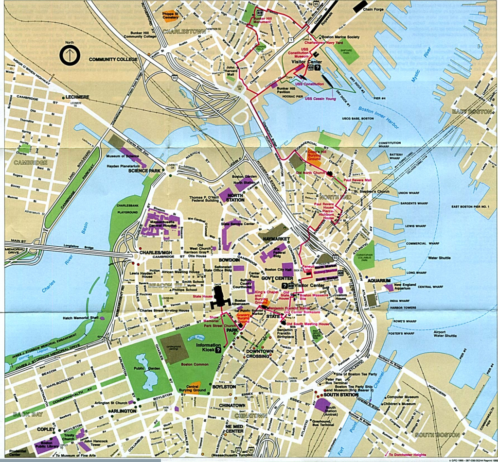Large Printable Boston Maps | World Map Photos And Images regarding Printable Local Street Maps