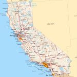 Large Road Map Of California Sate With Relief And Cities California Pertaining To California Relief Map Printable