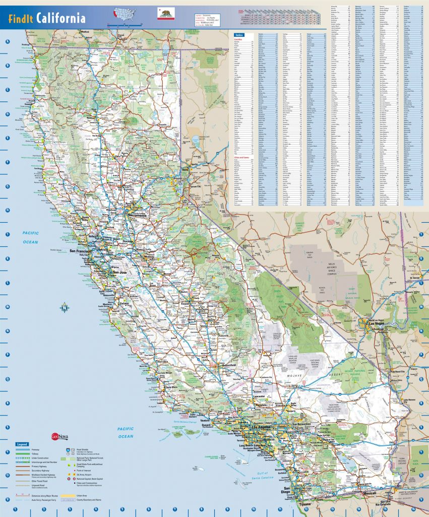 Large Roads And Highways Map Of California State With National Parks throughout Printable State Road Maps