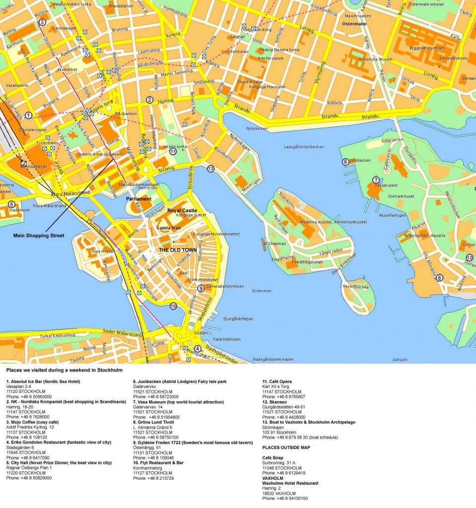 Large Stockholm Maps For Free Download And Print | High-Resolution