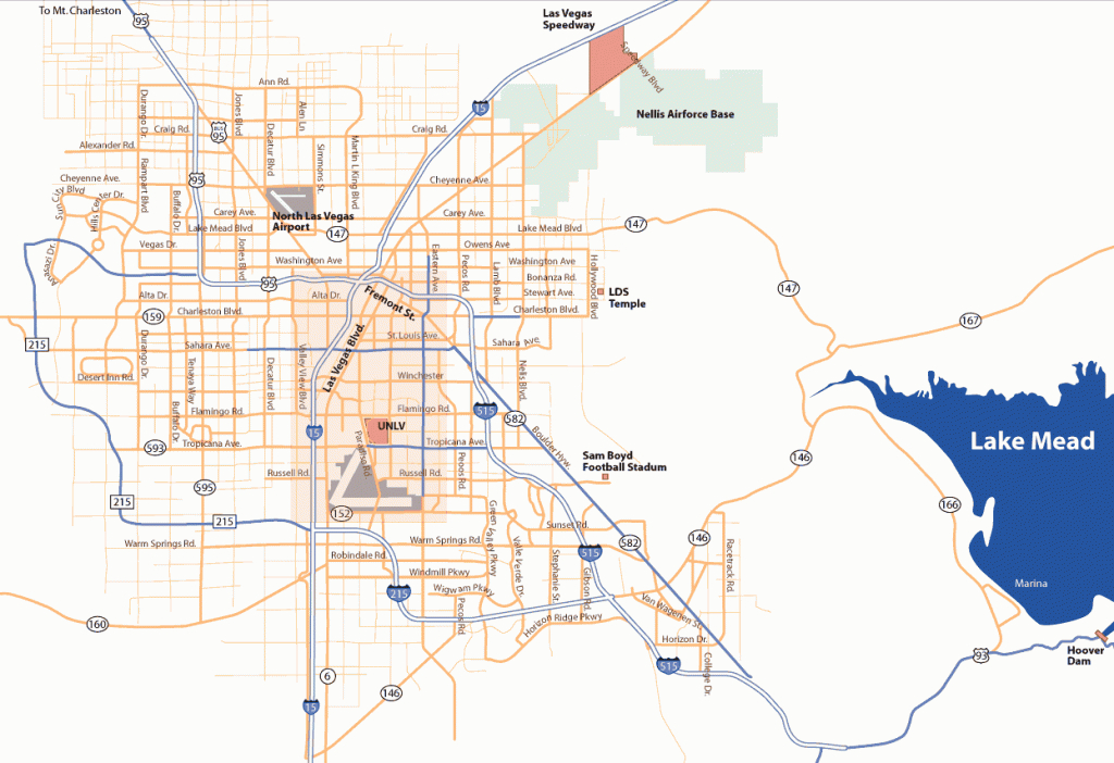Las Vegas Street Maps Printable | Emergency Preparedness | Las Vegas with regard to Las Vegas Printable Map