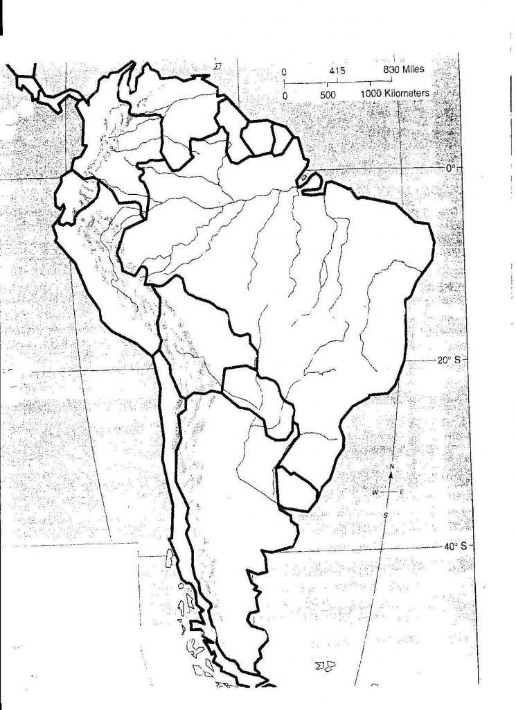 Latin America Physical Feature Map Sample Pdf Us Features Quiz Game with South America Physical Map Printable