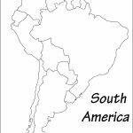 Latin America Printable Blank Map South Brazil Maps Of Within And For Printable Blank Map Of South America