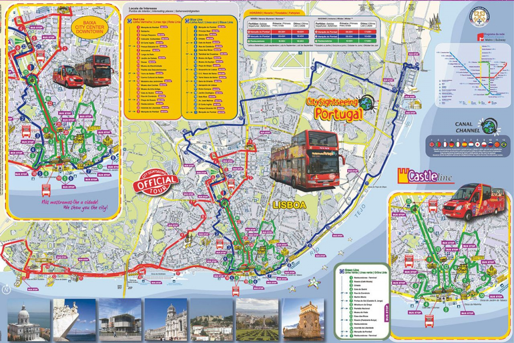 Lisbon Attractions Map Pdf - Free Printable Tourist Map Lisbon for Lisbon Tourist Map Printable