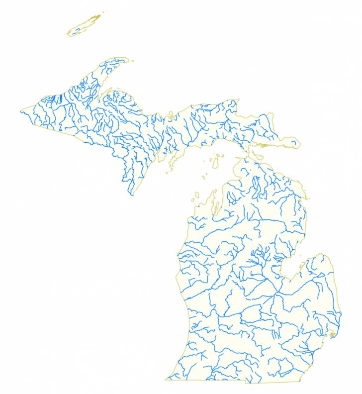 List Of Rivers Of Michigan Wikipedia In Michigan River Map Printable   List Of Rivers Of Michigan Wikipedia In Michigan River Map Printable 728x792 