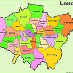 London Boroughs Map Within Printable Map Of London Boroughs