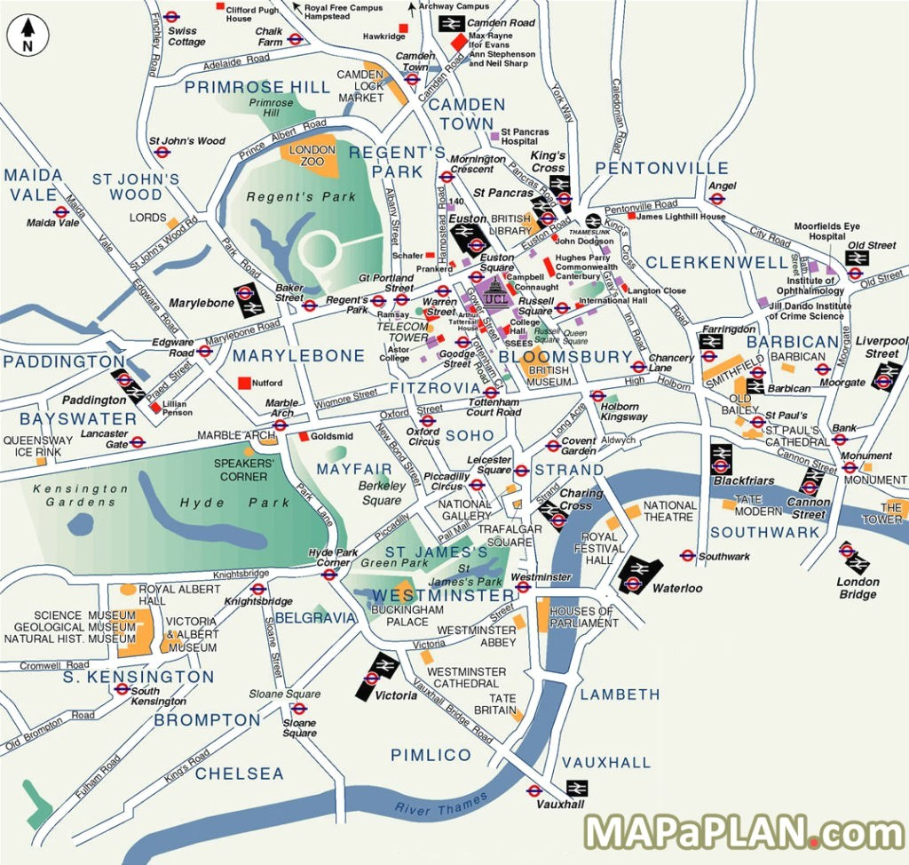 London Map Tourist Attractions Printable | Globalsupportinitiative for Printable Tourist Map Of London Attractions